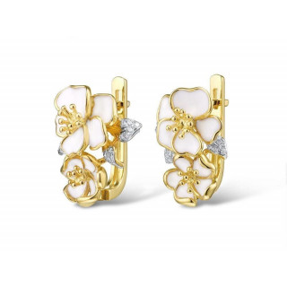 Ohrringe aus Silber Vergoldet
