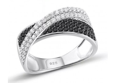 Silberring - Spinell