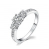 Zirkonia - Ring Silber