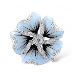 Silber-Ring Blume