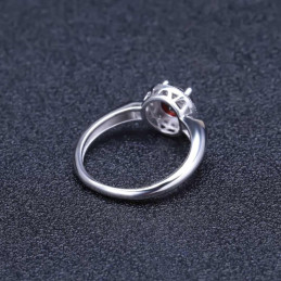 Hochwertige Granat Ringe aus Silber günstig online bestellen