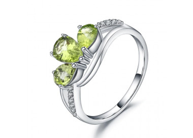 Silberring - Peridot