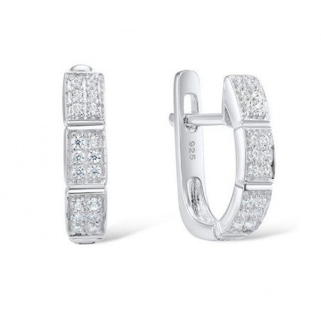 Zirkonia Ohrringe Silber