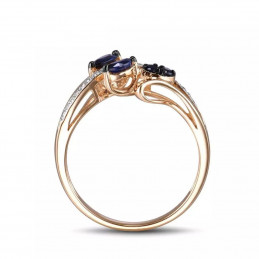 Saphir Ring aus Gold - Grise Fiord