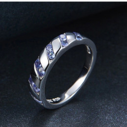 Ring aus Silber mit Tansanit