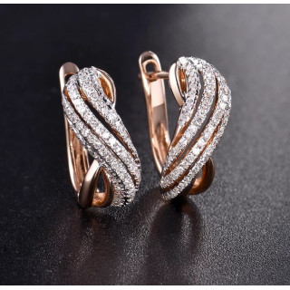 Diamanten Ohrringe aus Gold