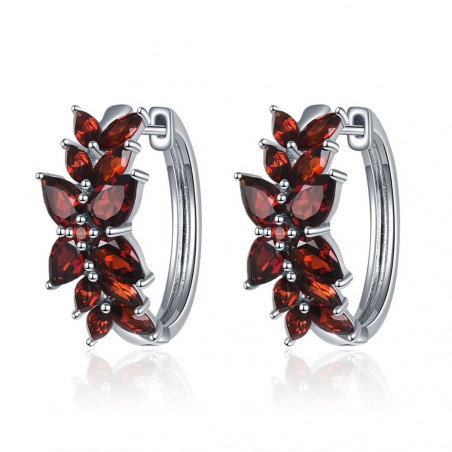 Ohrringe - Granat / 925 Silber online kaufen - Schmuck-Sale.ch