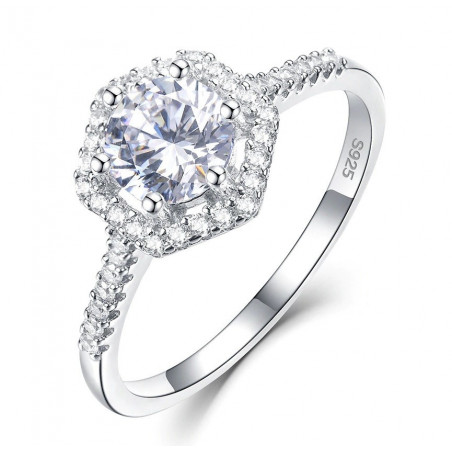 Moissanite - Silberring