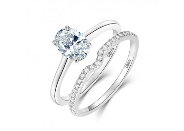Ring-Set mit Zirkonia