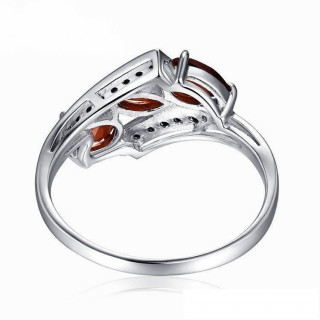 Ring aus Silber mit Granat ✓ günstig online bestellen