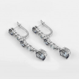 Ohrringe aus Silber  - Topas -  Quarz / kaufen Online / Schweiz