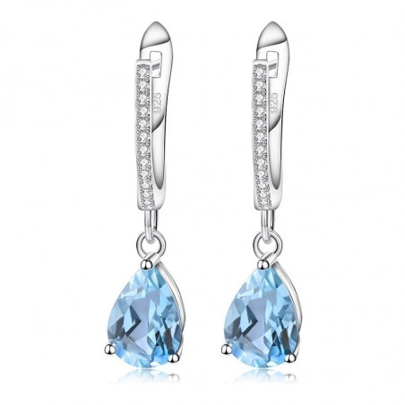 Ohrringe Blautopas Silber / kaufen Online / Schweiz