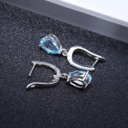 Ohrringe Blautopas Silber / kaufen Online / Schweiz