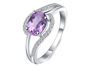 Ring Amethyst Silber / kaufen Online - Schmuck-Sale.ch