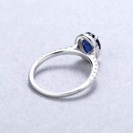 Ring Silber Saphir / Silberring kaufen Online