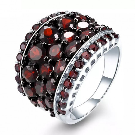 Granat Ring Silber 925