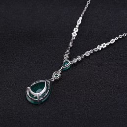 Halskette - Collier mit Grünem Achat online kaufen - Schmuck-Sale.ch