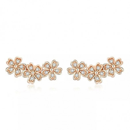 Kinderohrstecker Silber - Blumen kaufen Online - Schmuck-Sale.ch