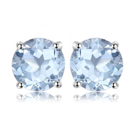 Ohrstecker - Topas - Silber