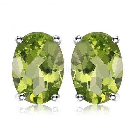 Ohrringe - Peridot - Silber