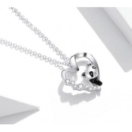 Silberkette für Kinder - Pandabär