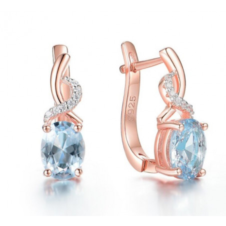 Ohrringe aus Silber vergoldet