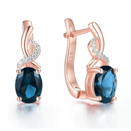 Ohrringe aus Silber vergoldet