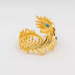 Grössenverstellbarer Ring aus Silber vergoldet kaufen - Smuck-Sale.ch