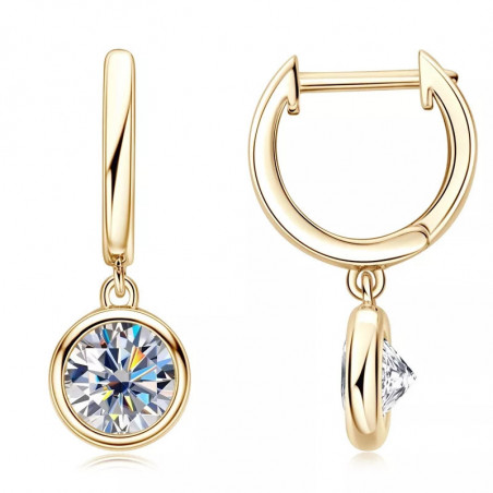 Creolen Silber 925 - Moissanite online kaufen - Smuck-Sale.ch