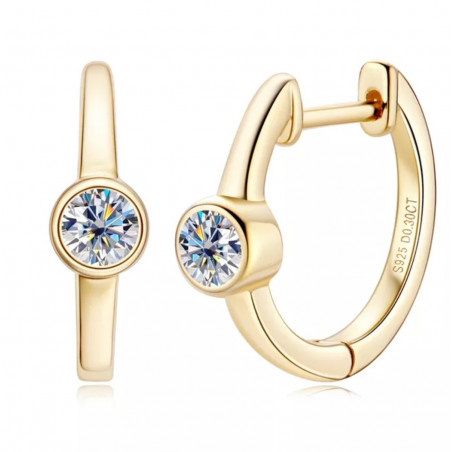 Creolen Silber 925 - Moissanite online kaufen - Smuck-Sale.ch