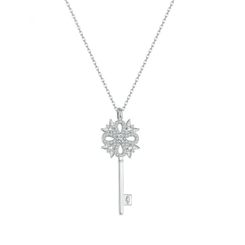 Anhänger - Schlüssel mit Halskette Silber 925