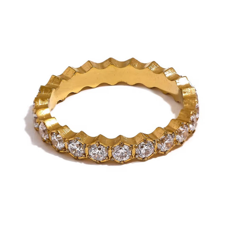 Edelstahlring vergoldet Edelstahlring vergoldet