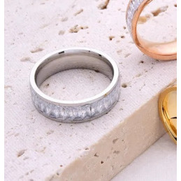 Zirkonia Ring aus Edelstahl