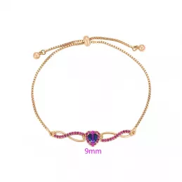 Verstellbares vergoldetes Armband