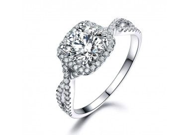 Ring aus Silber mit Zirkonia